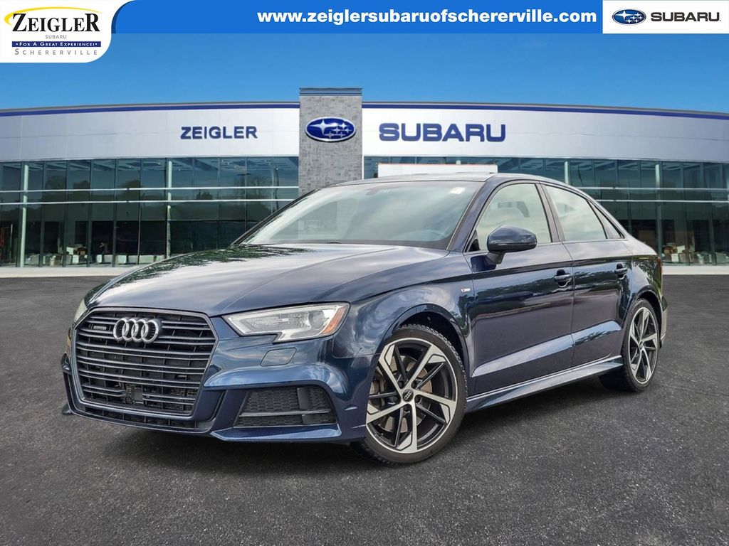 Cosmos Blue Metallic 2020 Audi A3 Sedan All-Wheel Drive 7-Speed Automatic