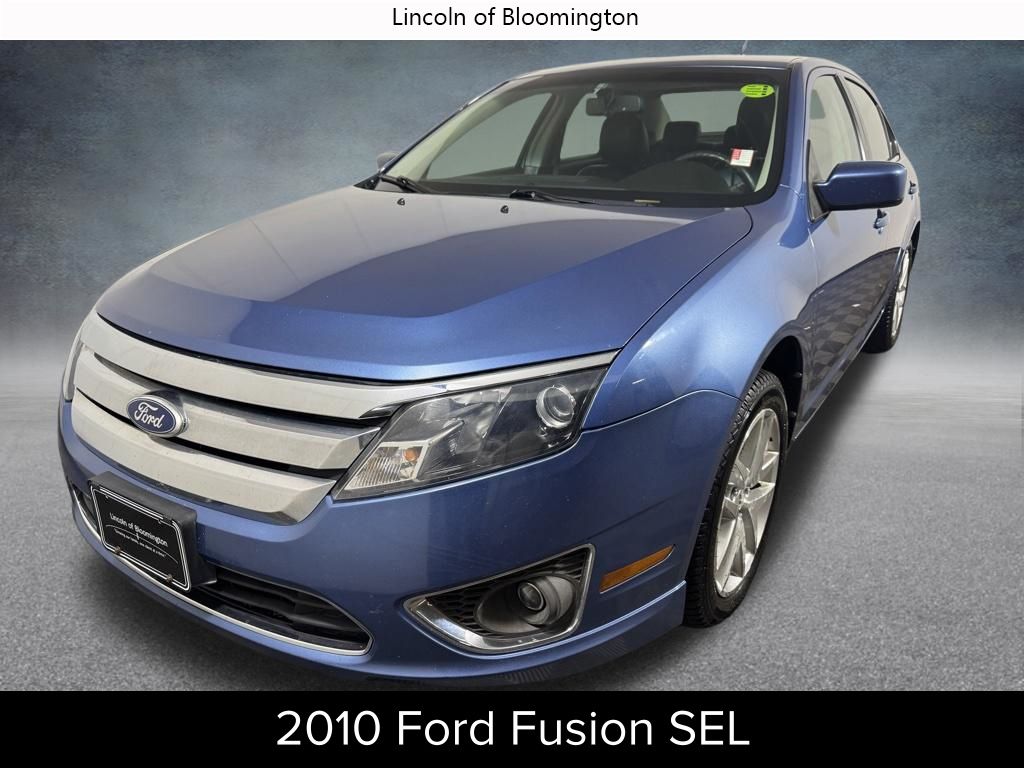 Sport Blue Metallic 2010 Ford Fusion SEL Sedan Front-Wheel Drive 6-Speed Automatic