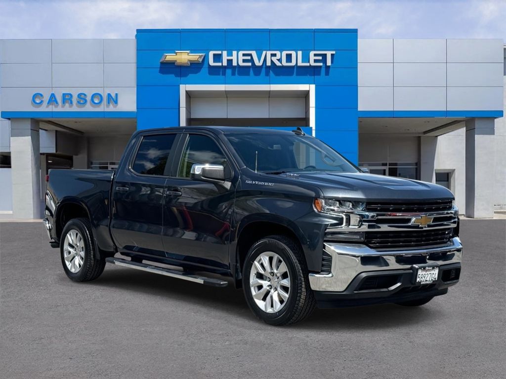 Shadow Gray Metallic 2022 Chevrolet Silverado 1500 LT Crew Cab RWD Pickup Truck 4X2 Automatic