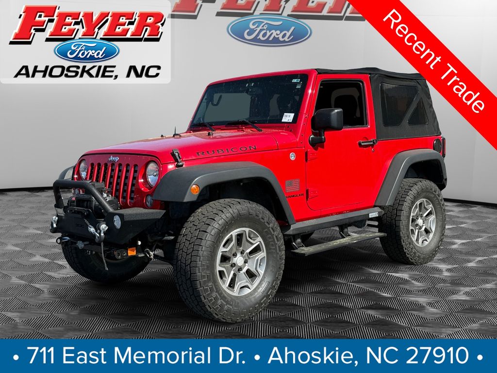 Flame Red Clearcoat 2014 Jeep Wrangler Rubicon 4WD SUV / Crossover Four-Wheel Drive 6-Speed Manual