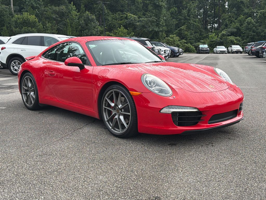 Guards Red 2015 Porsche 911 Coupe Rear-Wheel Drive 7-Speed Automatic