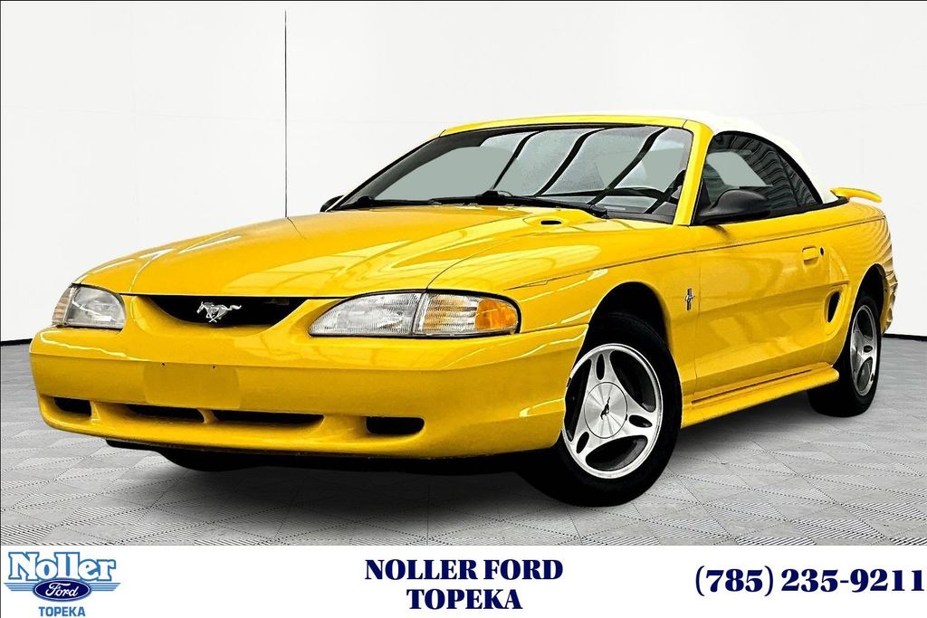 Canary Yellow Clearcoat 1998 Ford Mustang Convertible RWD Convertible Rear-Wheel Drive Automatic