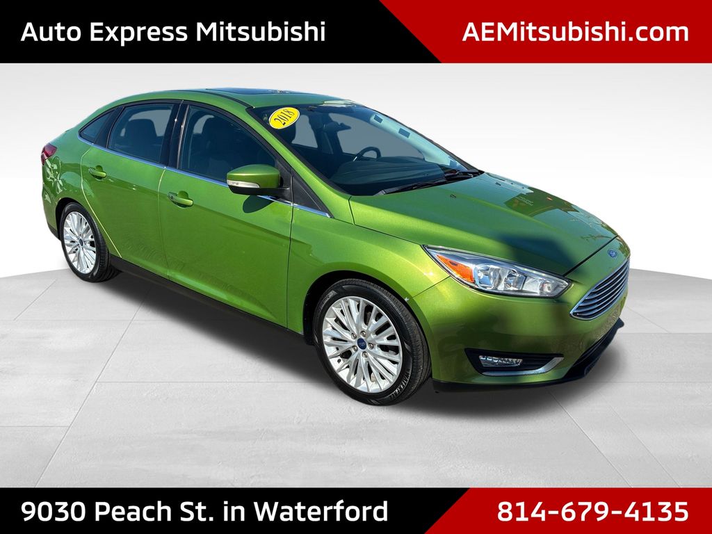 2018 Ford Focus Titanium Green at Phil Fitts Ford