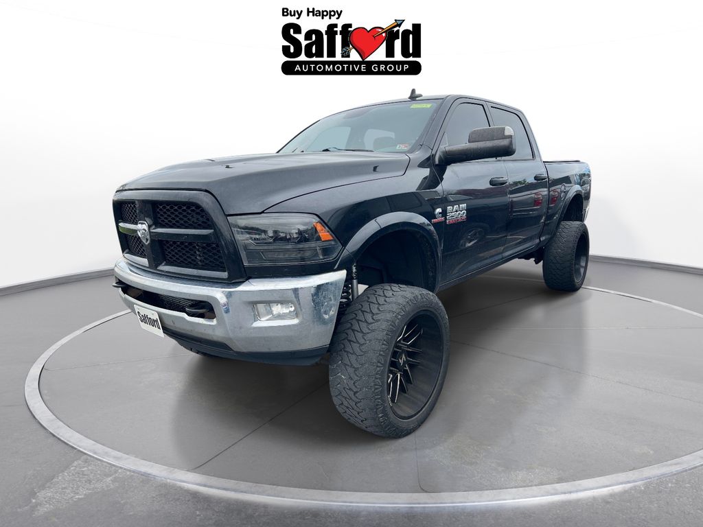 Brilliant Black Crystal Pearlcoat 2016 RAM 2500 Outdoorsman Crew Cab 4WD Pickup Truck Four-Wheel Drive 6-Speed Automatic