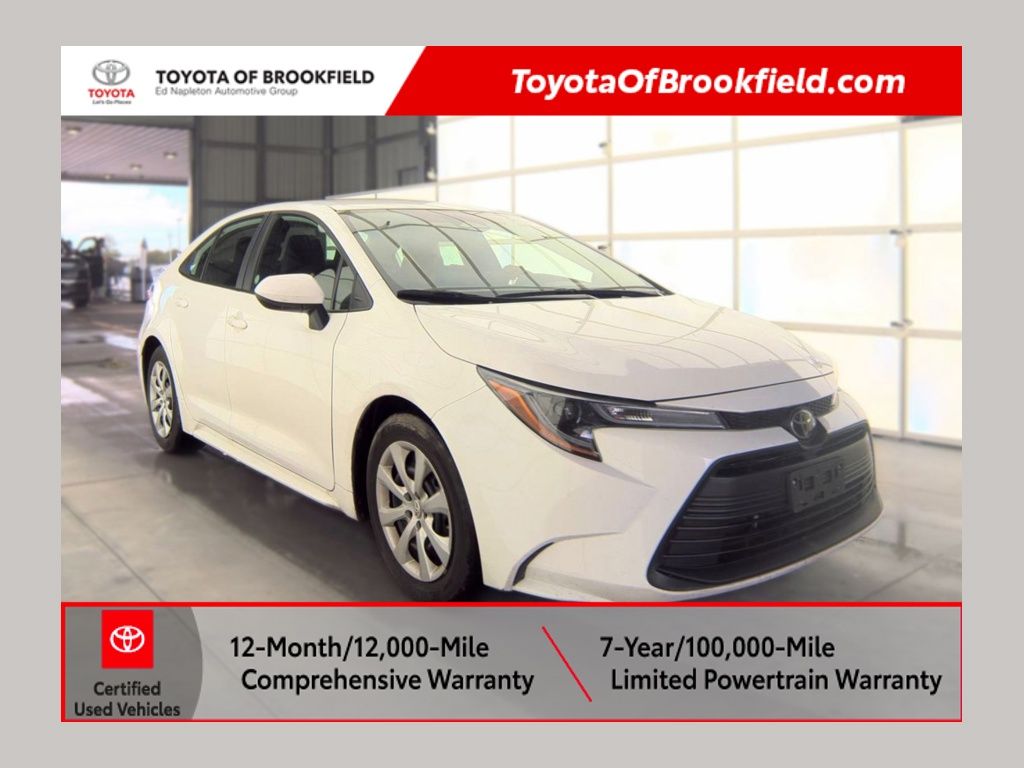 Ice 2025 Toyota Corolla Sedan Front-Wheel Drive Continuously Variable Transmission