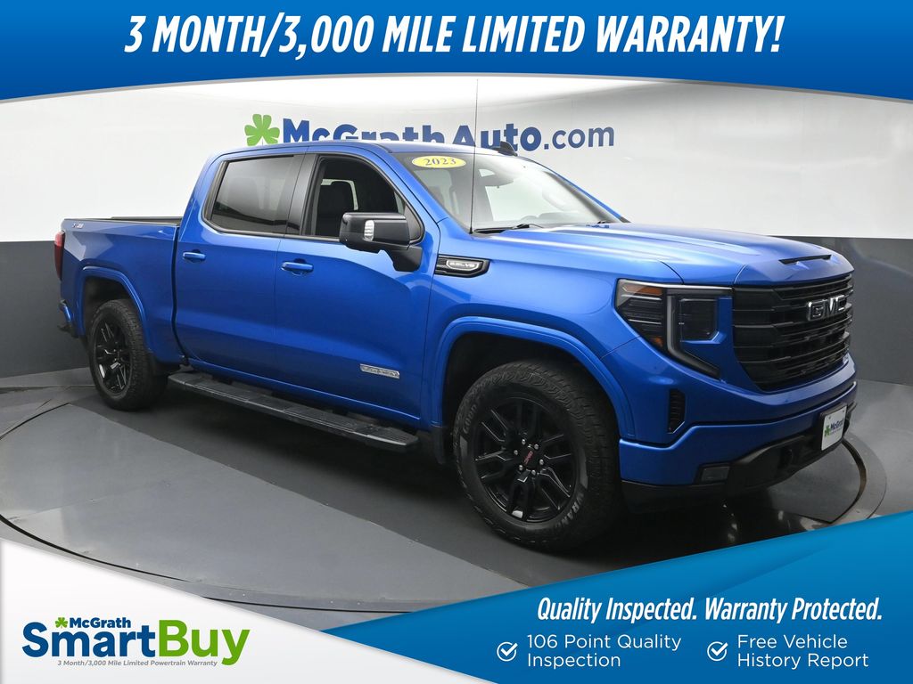 Dynamic Blue Metallic 2023 GMC Sierra 1500 Pickup Truck Four-Wheel Drive Automatic