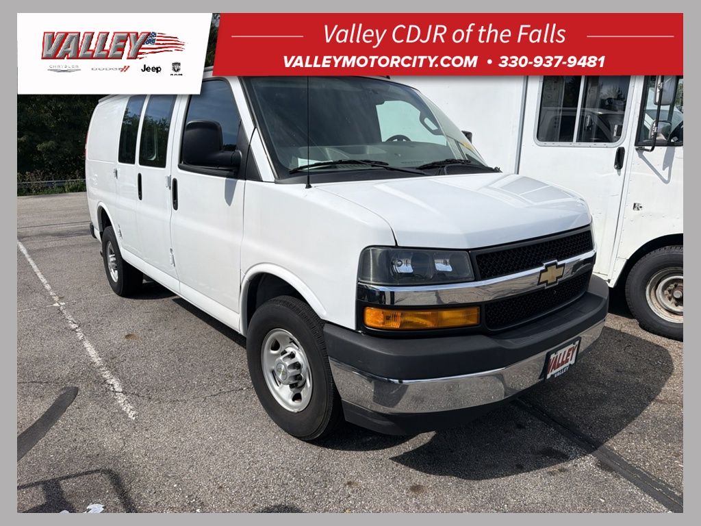 Summit White 2023 Chevrolet Express Cargo Van Rear-Wheel Drive 8-Speed Automatic Overdrive