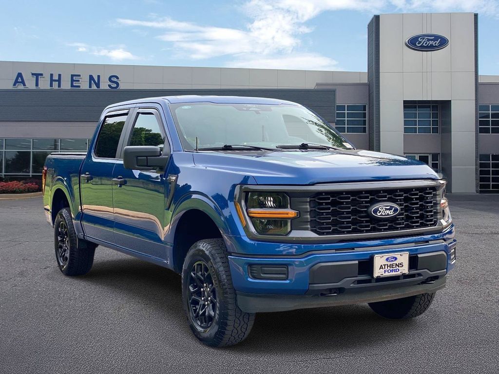 Atlas Blue Metallic 2025 Ford F-150 Pickup Truck Four-Wheel Drive Automatic