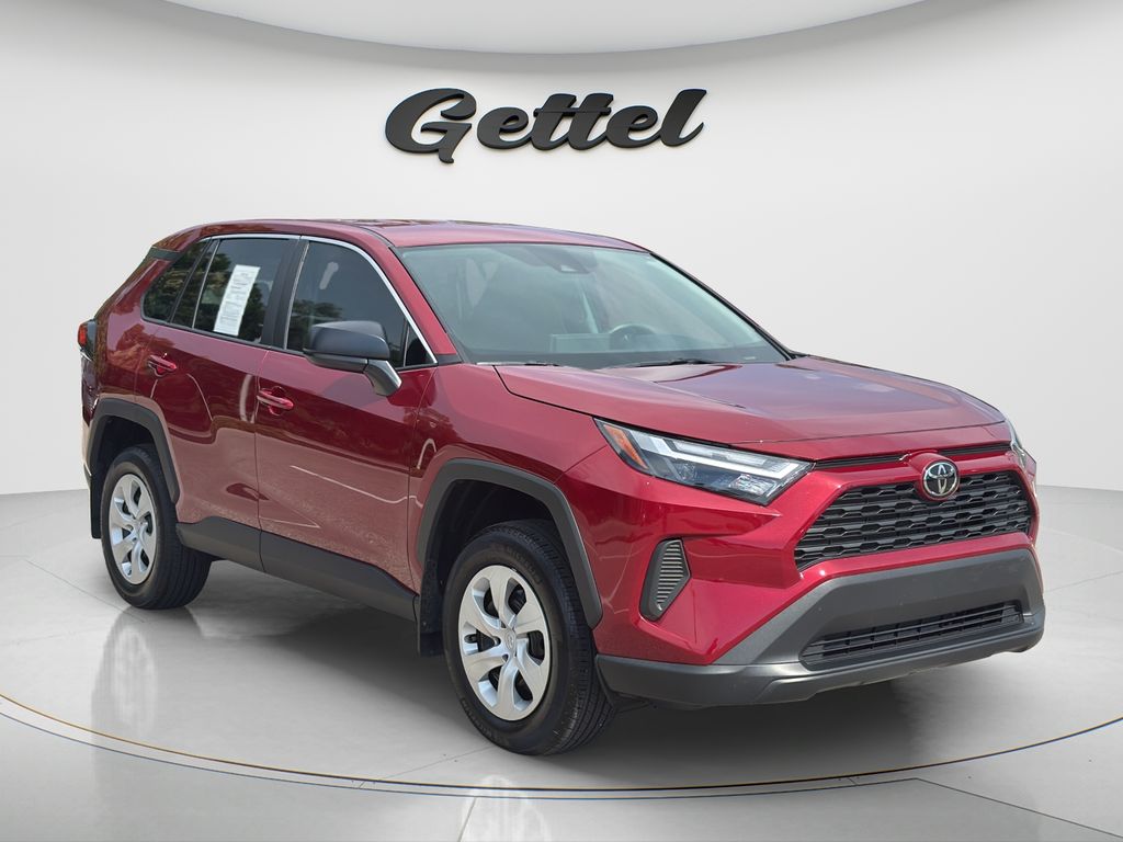 Certified Used 2025 Red Toyota LE image 3