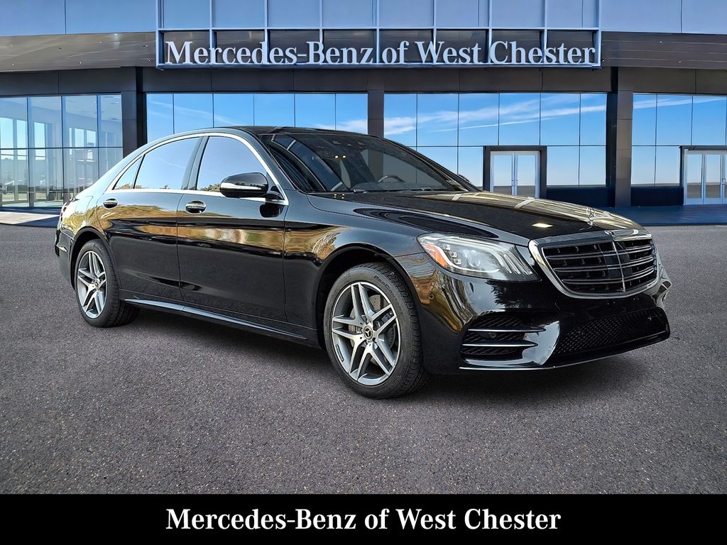 Obsidian Black Metallic 2018 Mercedes-Benz S-Class S 560 4MATIC AWD Sedan All-Wheel Drive 9-Speed Automatic