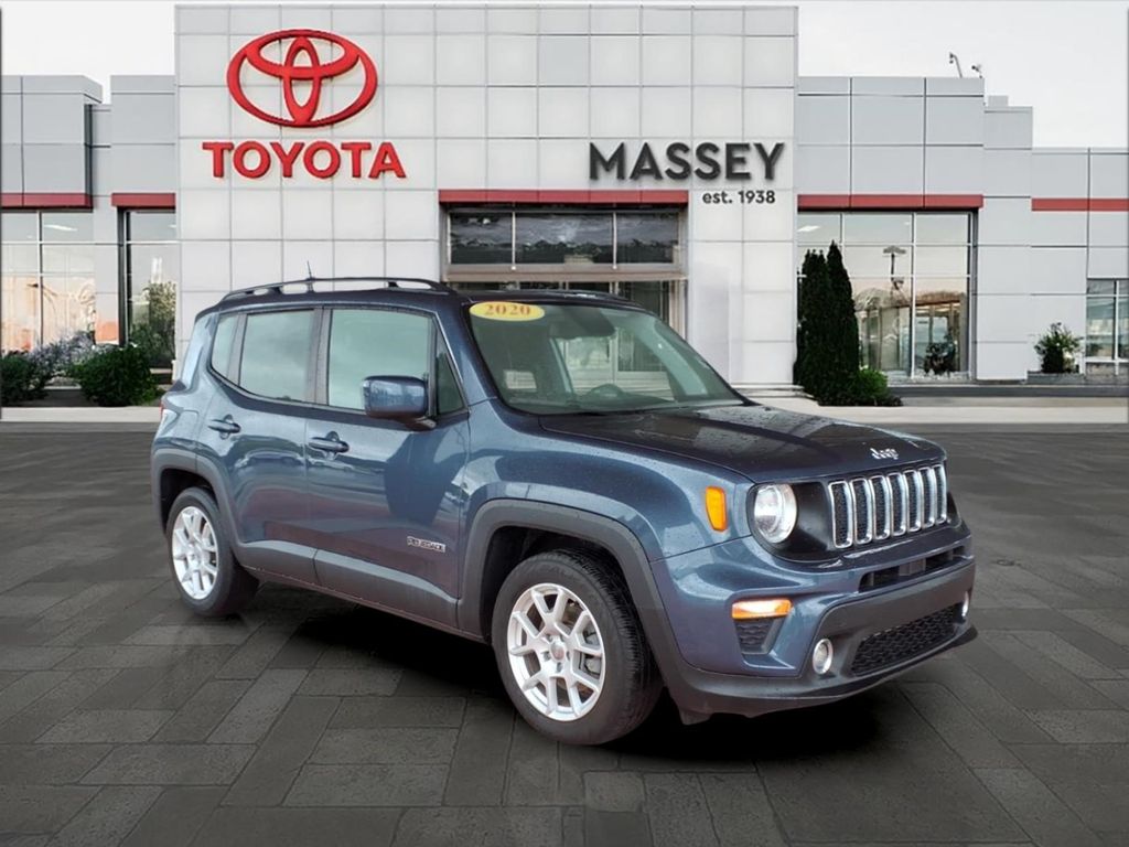 Slate Blue Pearlcoat 2020 Jeep Renegade SUV / Crossover Front-Wheel Drive 9-Speed Automatic