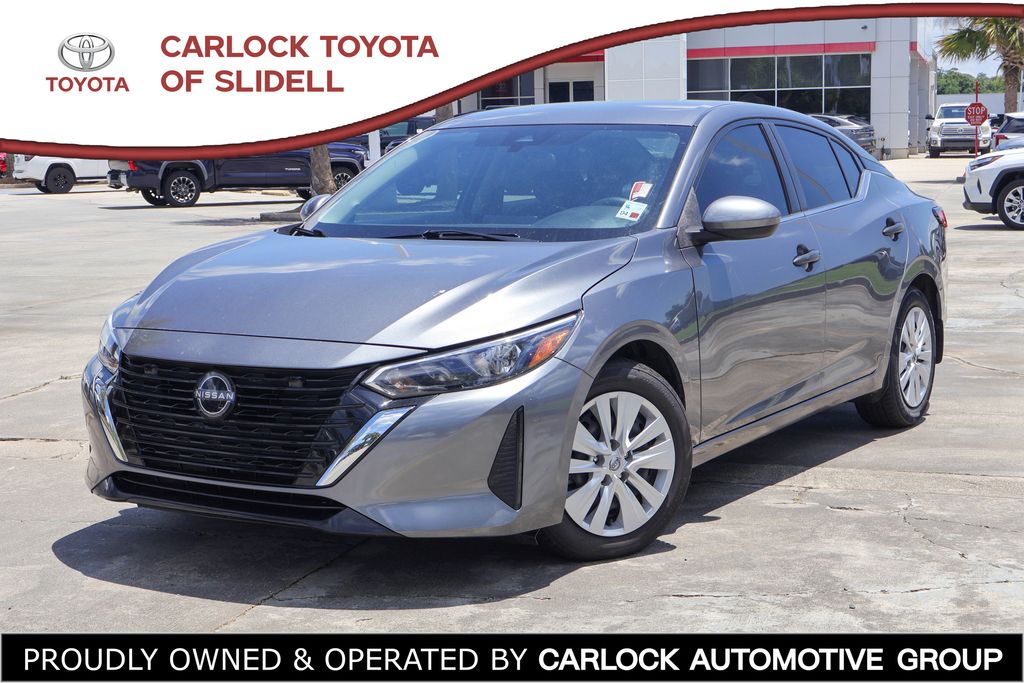 Gray (Gun Metallic) 2024 Nissan Sentra S FWD Sedan Front-Wheel Drive Continuously Variable Transmission