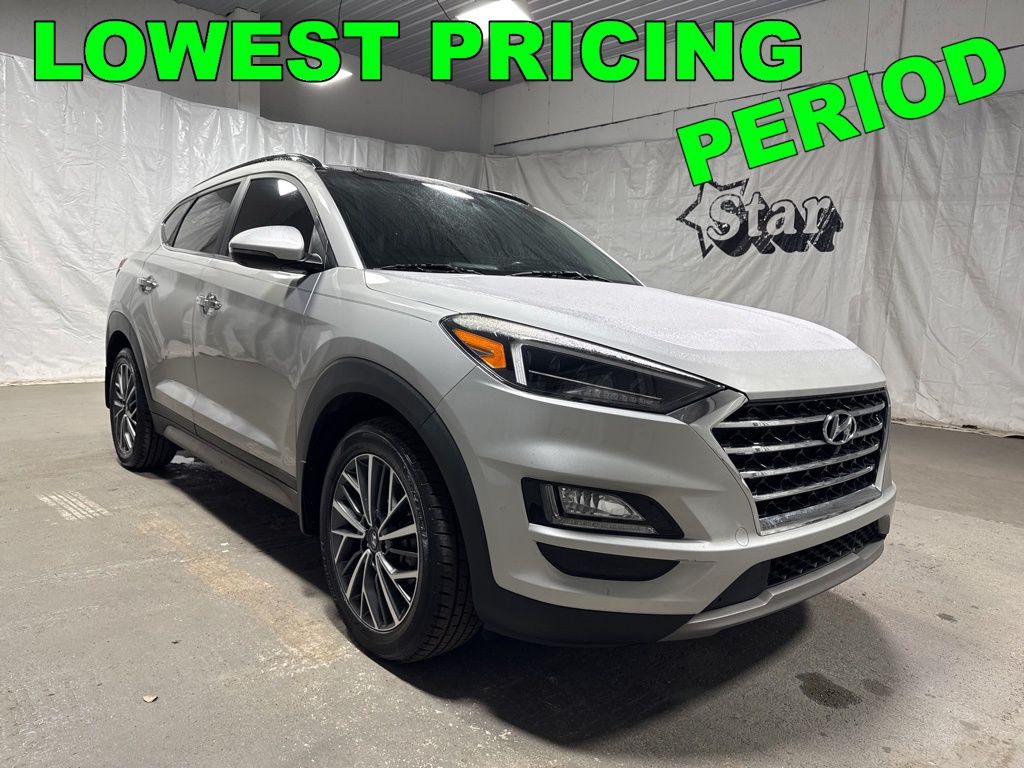 Silver 2021 Hyundai Tucson SUV / Crossover Front-Wheel Drive 6-Speed Automatic
