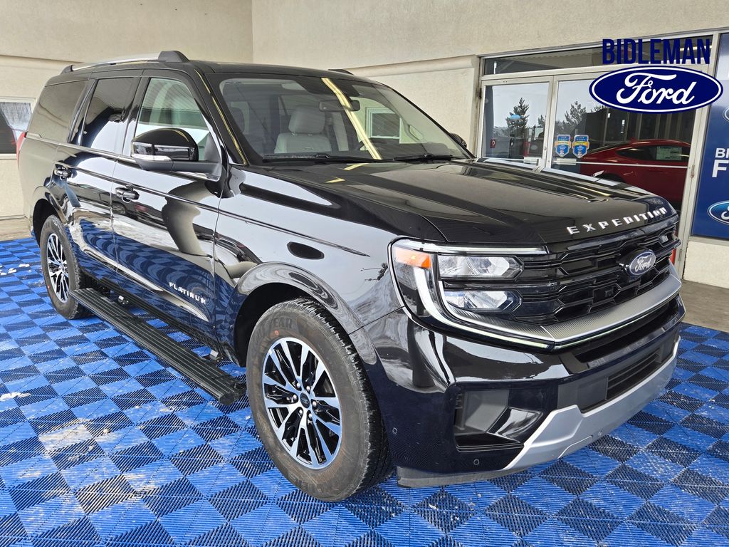 Agate Black Metallic 2025 Ford Expedition Platinum 4WD SUV / Crossover Four-Wheel Drive Automatic