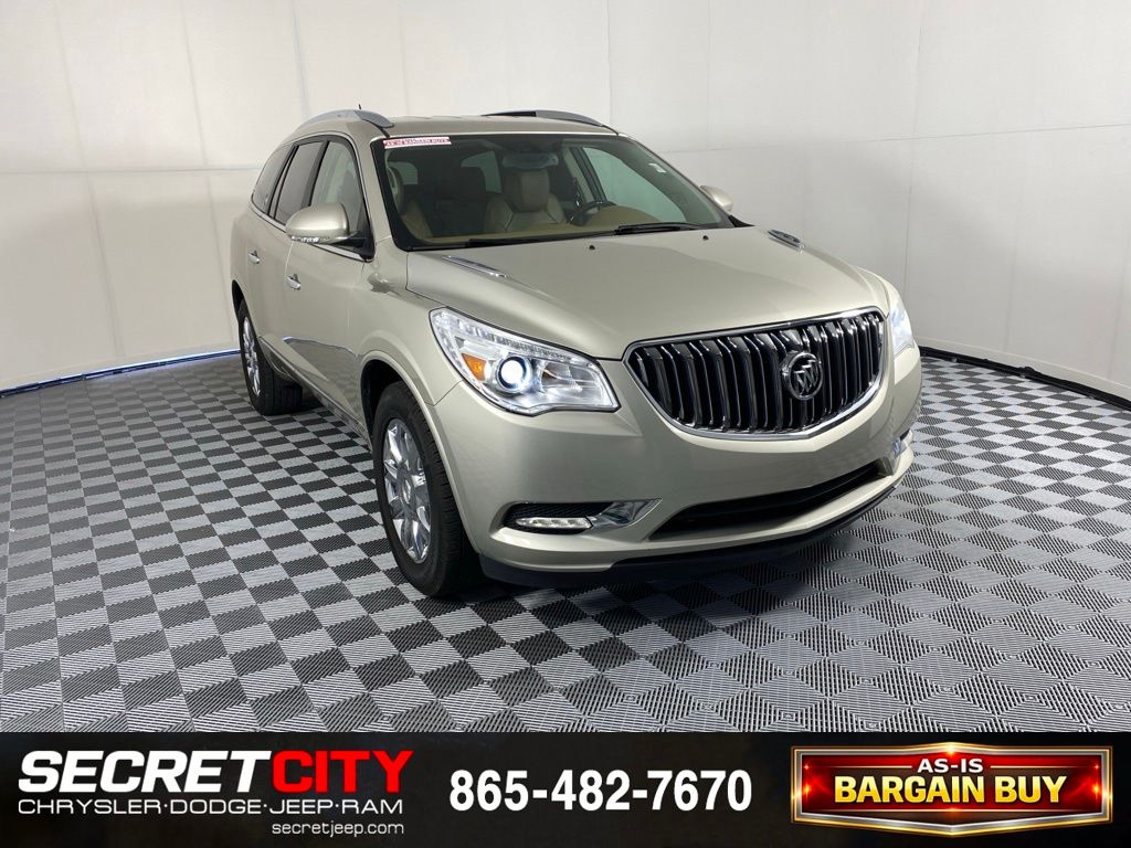 Champagne Silver Metallic 2015 Buick Enclave SUV / Crossover Front-Wheel Drive 6-Speed Automatic Overdrive