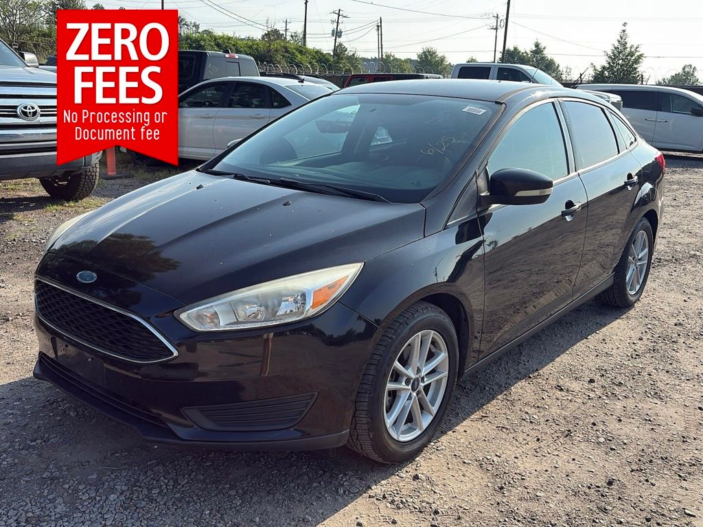 Shadow Black 2017 Ford Focus Sedan Front-Wheel Drive 6-Speed Automatic