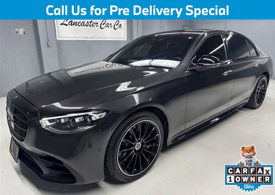 Gray 2022 Mercedes-Benz S-Class S 500 4MATIC AWD Sedan All-Wheel Drive 9-Speed Automatic