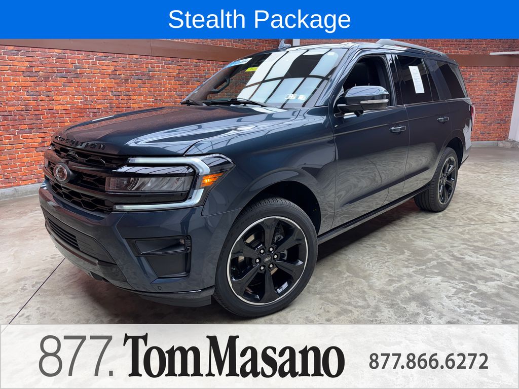 Blue Metallic 2024 Ford Expedition SUV / Crossover Four-Wheel Drive Automatic