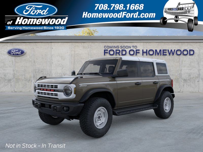 Marsh Gray 2026 Ford Bronco Heritage Edition 4-Door 4WD SUV / Crossover Four-Wheel Drive Automatic
