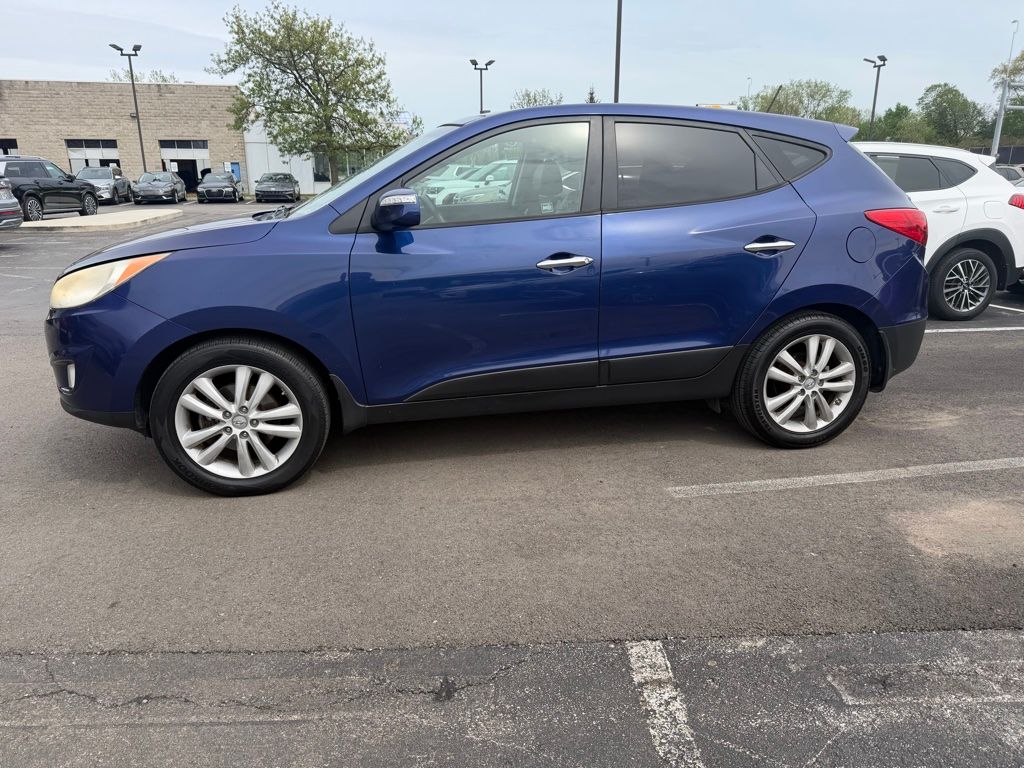 Iris Blue 2012 Hyundai Tucson Limited FWD SUV / Crossover Front-Wheel Drive 6-Speed Automatic Overdrive
