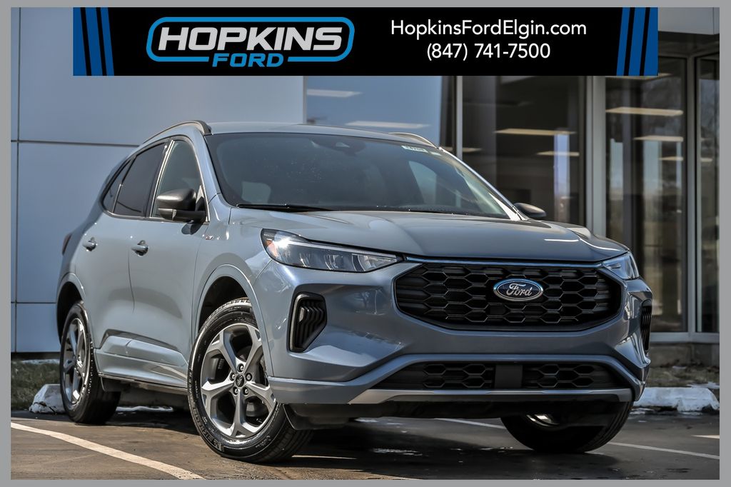 Vapor Blue 2024 Ford Escape ST-Line AWD SUV / Crossover All-Wheel Drive 8-Speed Automatic