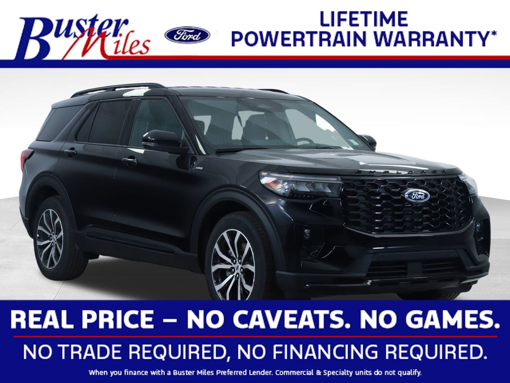 Agate Black Metallic 2026 Ford Explorer ST-Line RWD SUV / Crossover Rear-Wheel Drive Automatic