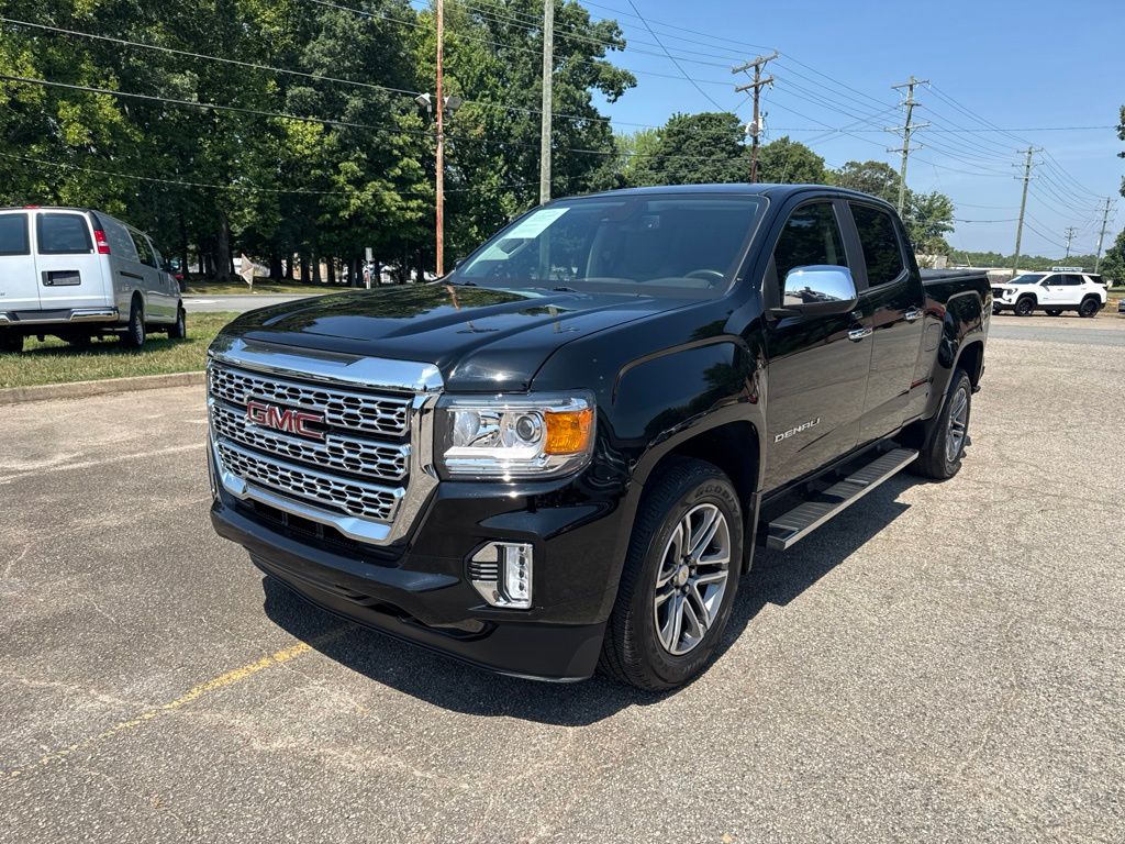 Onyx Black 2021 GMC Canyon Pickup Truck Four-Wheel Drive 8-Speed Automatic