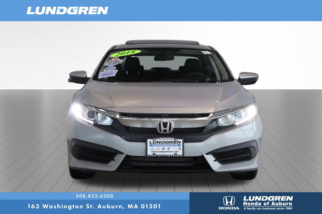 Used 2018 Honda Civic EX with VIN 2HGFC2F70JH584478 for sale in Auburn, MA