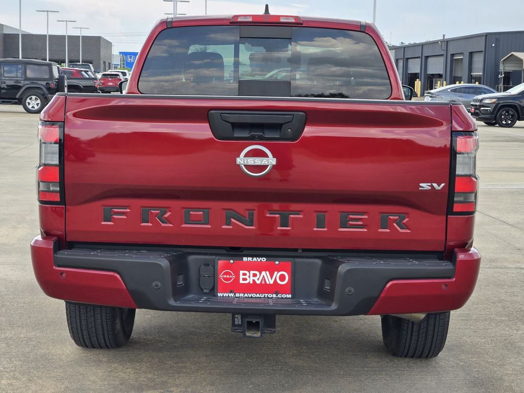 2023 Nissan Frontier SV Red at Central Houston Nissan