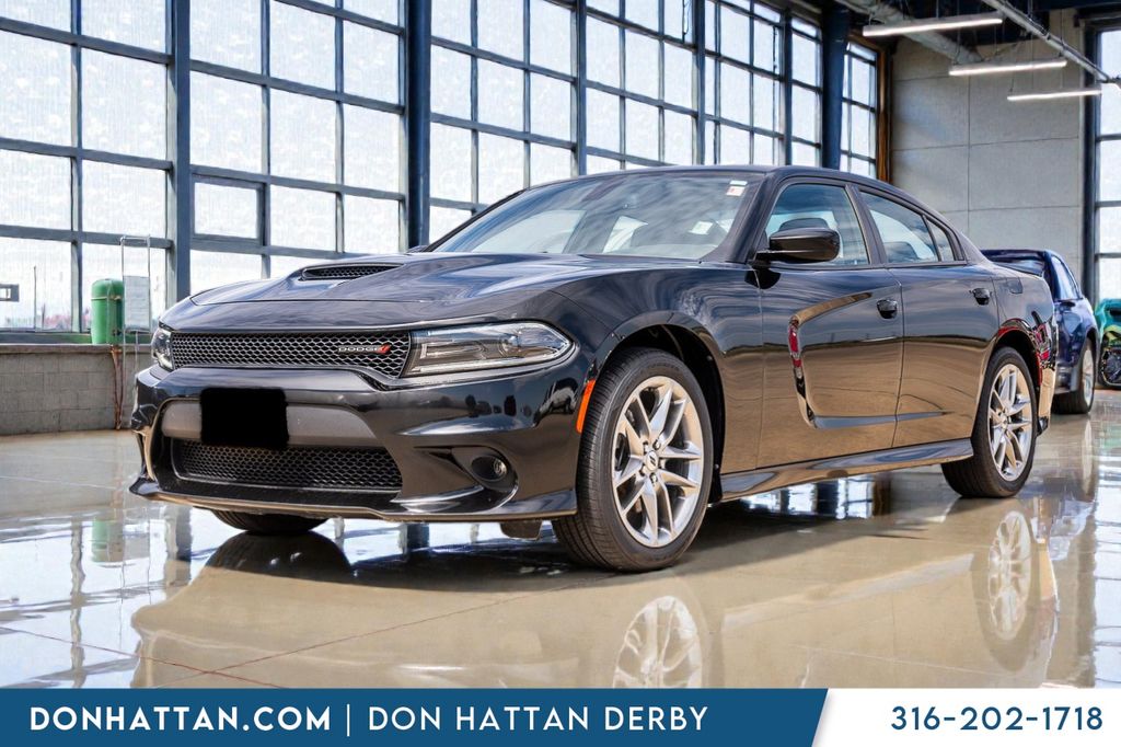 Pitch Black Clearcoat 2022 Dodge Charger GT AWD Sedan All-Wheel Drive 8-Speed Automatic