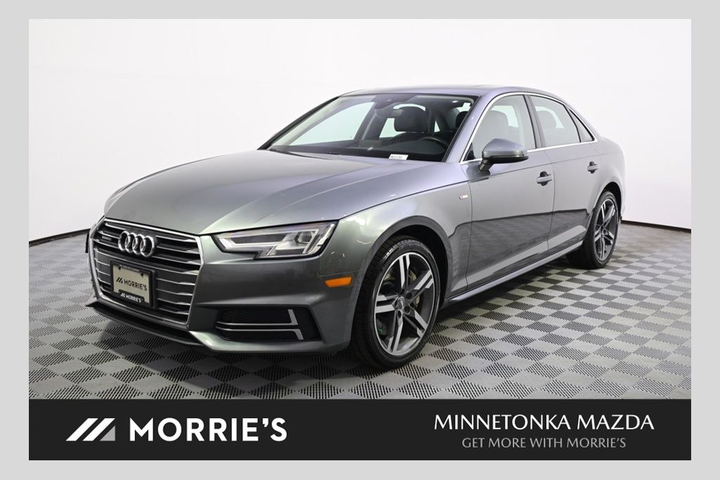 Monsoon Gray Metallic 2017 Audi A4 2.0T quattro Premium Plus AWD Sedan All-Wheel Drive 7-Speed Automatic