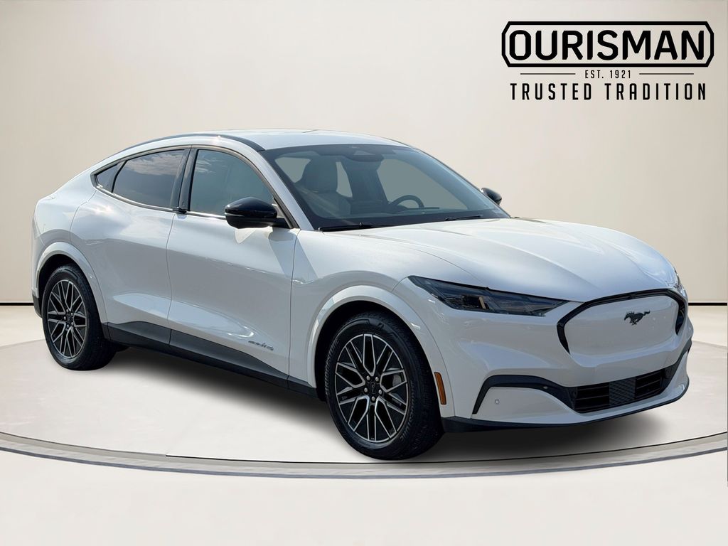 White Metallic 2025 Ford Mustang Mach-E Premium AWD SUV / Crossover All-Wheel Drive Automatic