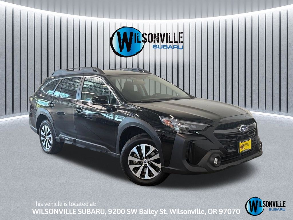 Crystal Black Silica 2025 Subaru Outback SUV / Crossover All-Wheel Drive Continuously Variable Transmission