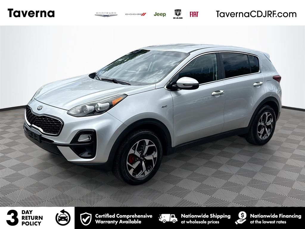 Sparkling Silver 2020 Kia Sportage LX AWD SUV / Crossover All-Wheel Drive 6-Speed Automatic Overdrive