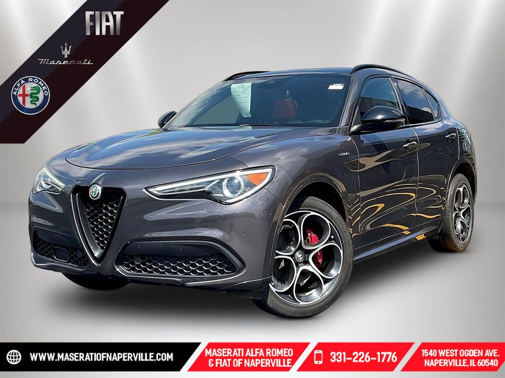 Vesuvio Gray Metallic 2022 Alfa Romeo Stelvio SUV / Crossover All-Wheel Drive 8-Speed Automatic
