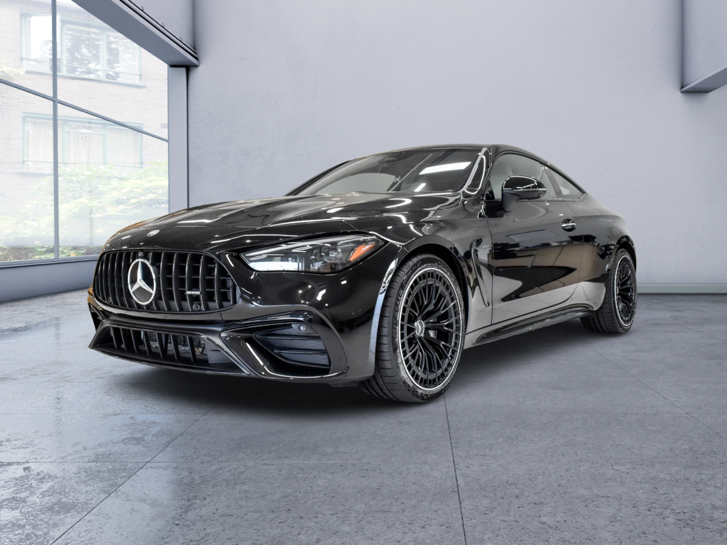 Obsidian Black Metallic 2025 Mercedes-Benz CLE Coupe All-Wheel Drive 9-Speed Automatic