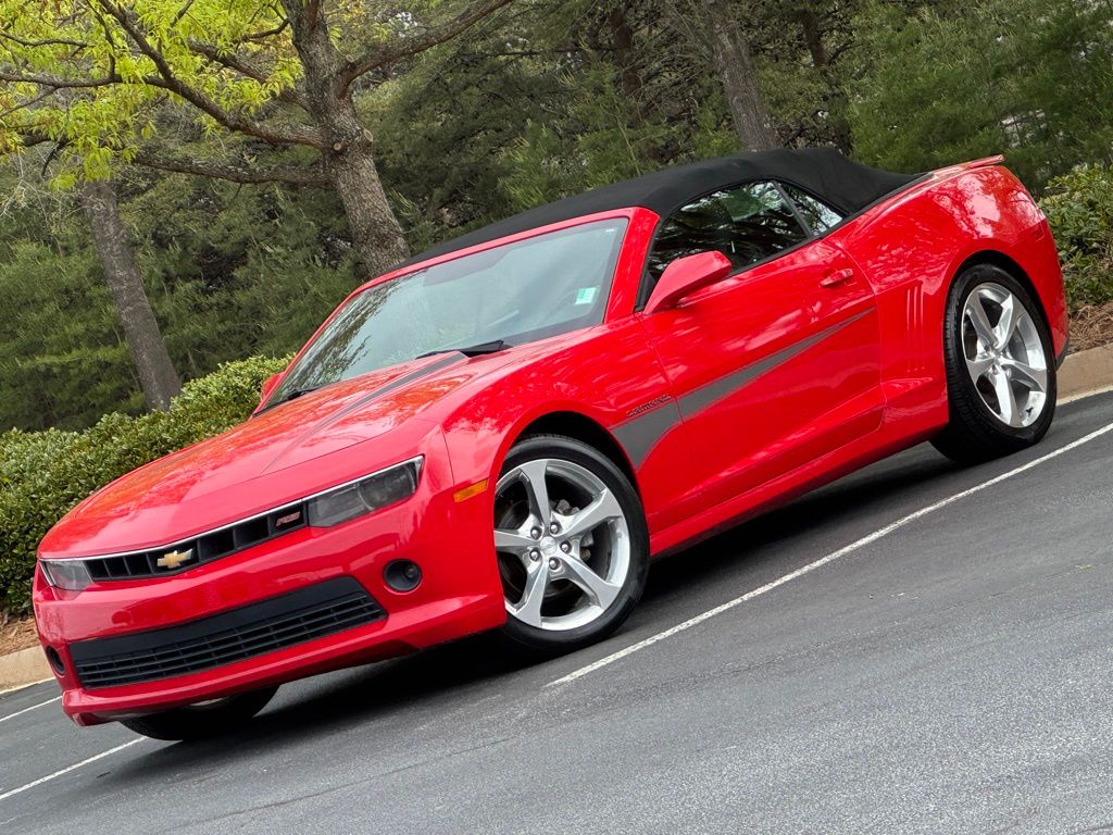 Red Hot 2014 Chevrolet Camaro 2LT Convertible RWD Convertible Rear-Wheel Drive 6-Speed Automatic
