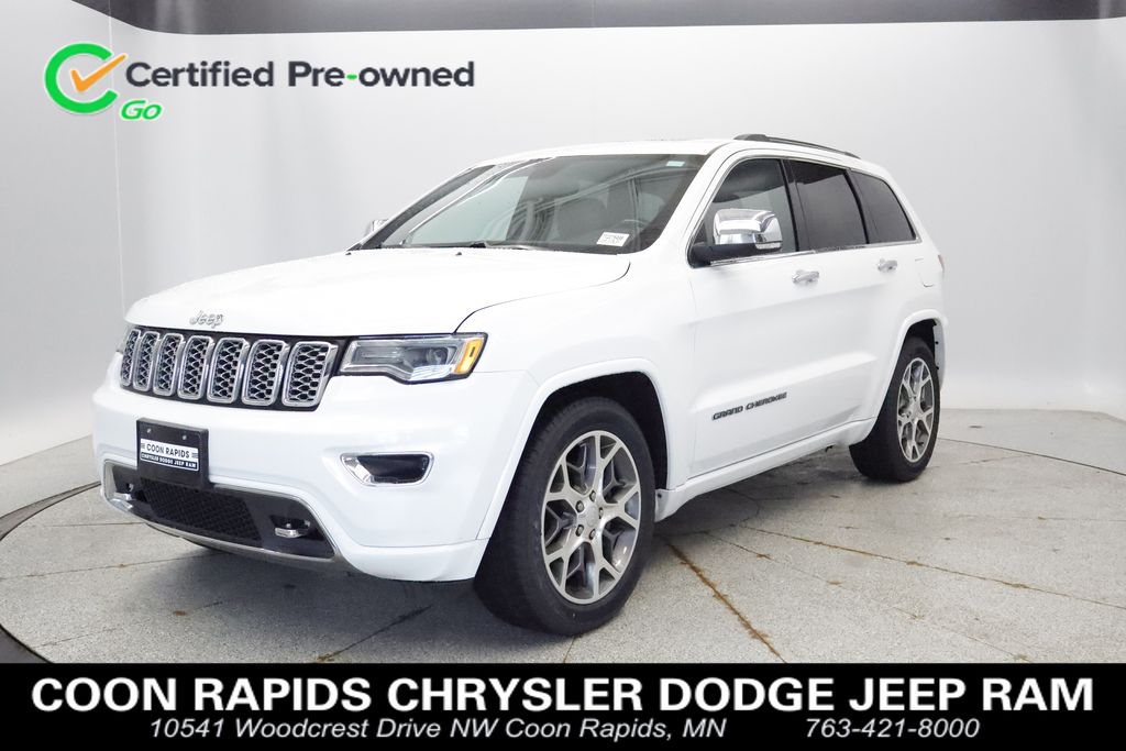 Bright White Clearcoat 2020 Jeep Grand Cherokee SUV / Crossover Four-Wheel Drive 8-Speed Automatic