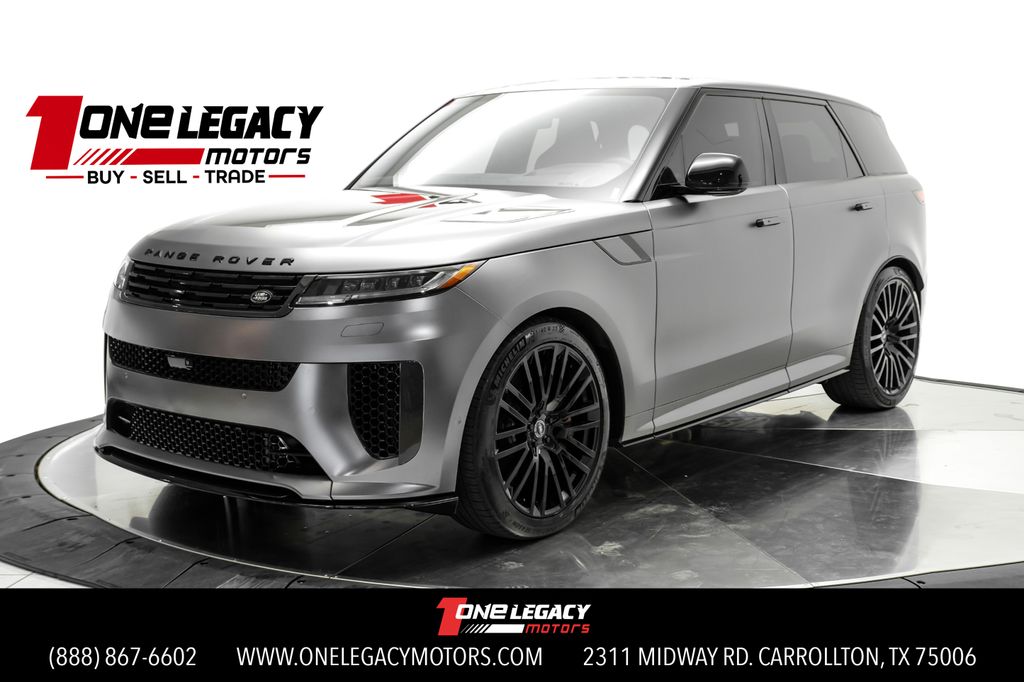 Black 2025 Land Rover Range Rover Sport SUV / Crossover All-Wheel Drive 8-Speed Automatic