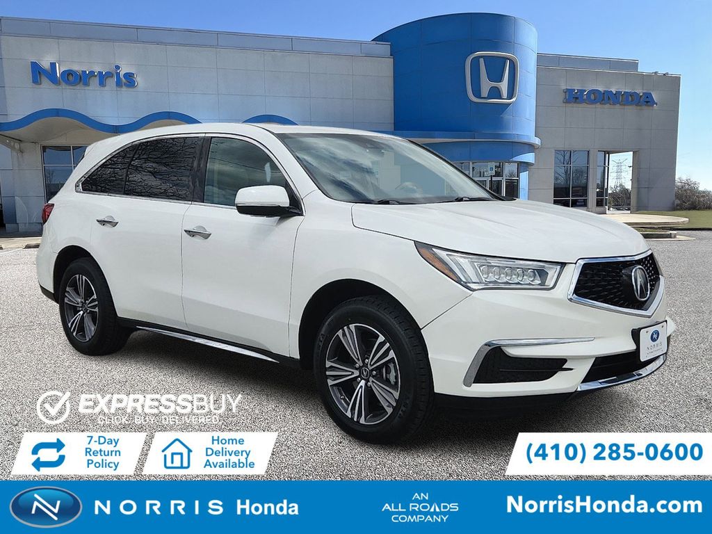 White Diamond Pearl 2018 Acura MDX SH-AWD SUV / Crossover All-Wheel Drive 9-Speed Automatic