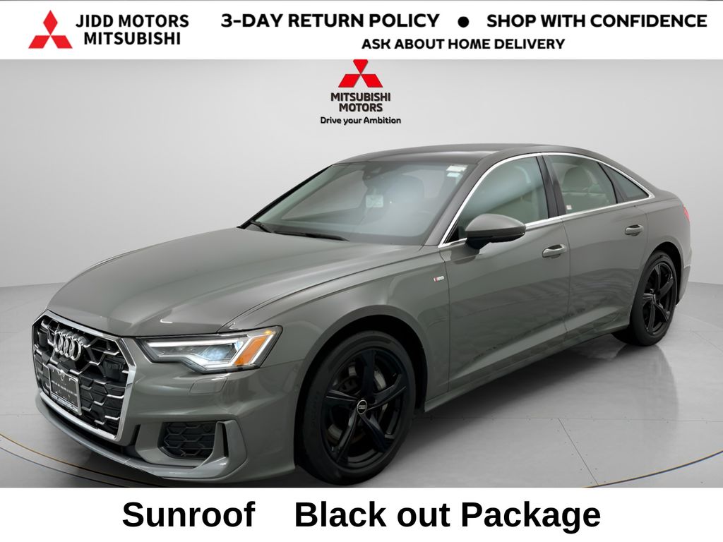 Gray 2024 Audi A6 quattro Premium Plus 55 TFSI Sedan All-Wheel Drive 7-Speed Automatic