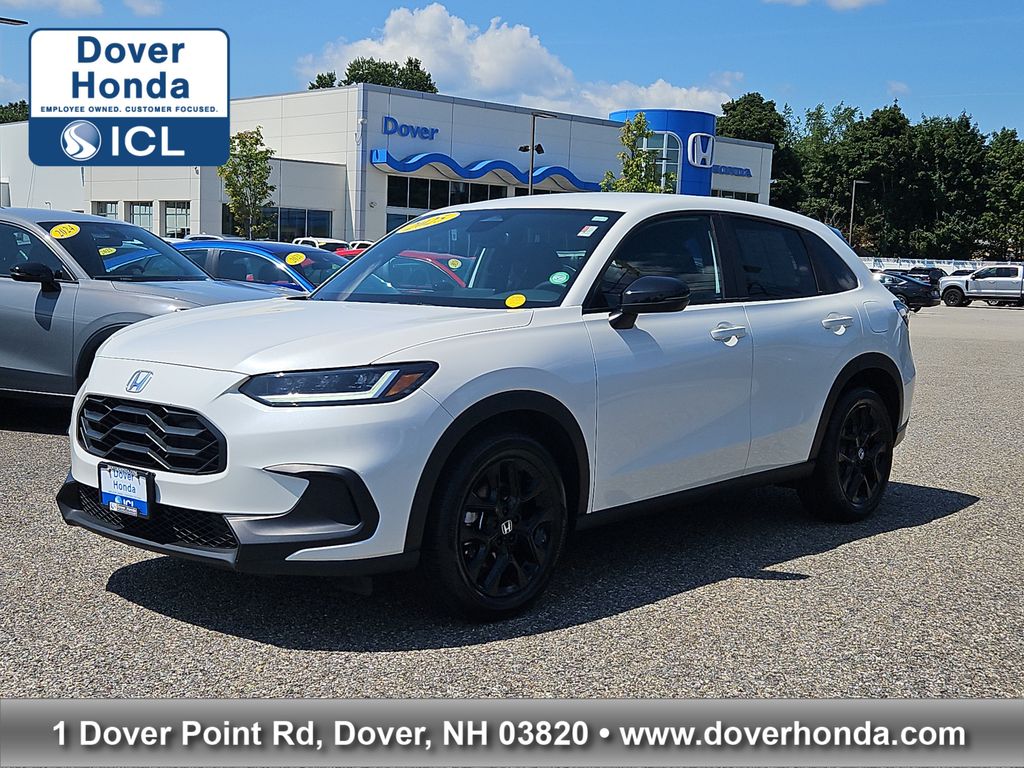 Platinum White Pearl 2025 Honda HR-V SUV / Crossover All-Wheel Drive Continuously Variable Transmission