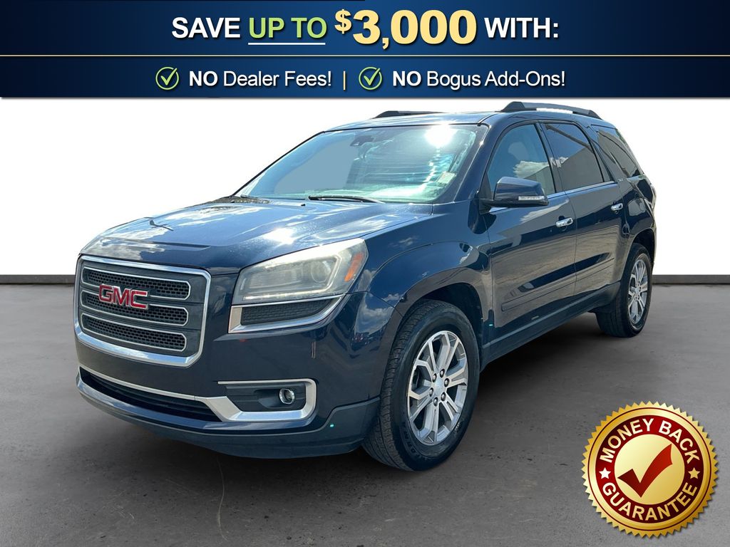 Dark Sapphire Blue Metallic 2015 GMC Acadia SLT-1 FWD SUV / Crossover Front-Wheel Drive 6-Speed Automatic