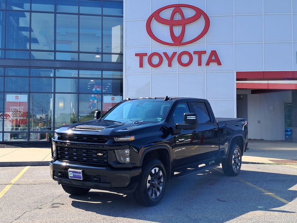 Mosaic Black Metallic 2021 Chevrolet Silverado 2500HD Pickup Truck Four-Wheel Drive Automatic