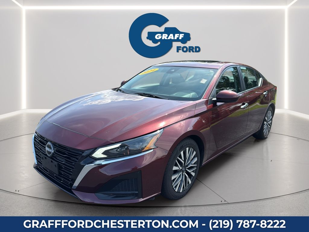 Garnet Pearl Metallic 2024 Nissan Altima Sedan Front-Wheel Drive Continuously Variable Transmission