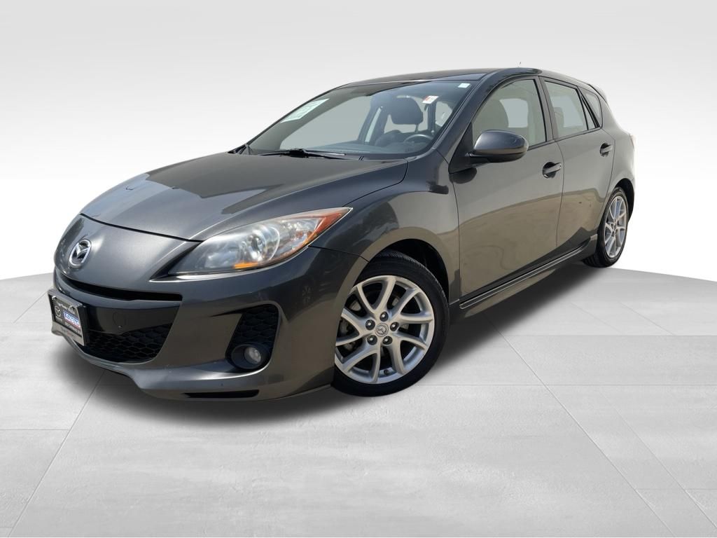 Gray (Graphite Mica) 2012 Mazda MAZDA3 Hatchback Front-Wheel Drive 5-Speed Automatic