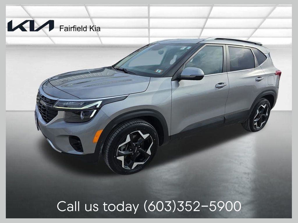 Steel Gray 2024 Kia Seltos EX AWD SUV / Crossover All-Wheel Drive Continuously Variable Transmission