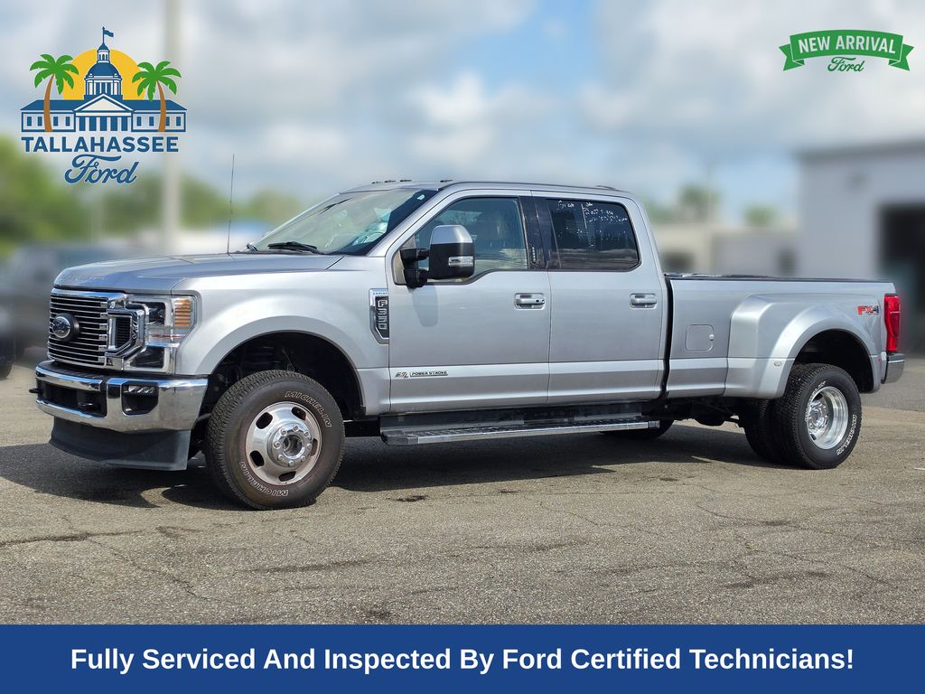 Silver Metallic 2022 Ford F-350 Super Duty Pickup Truck Four-Wheel Drive Automatic