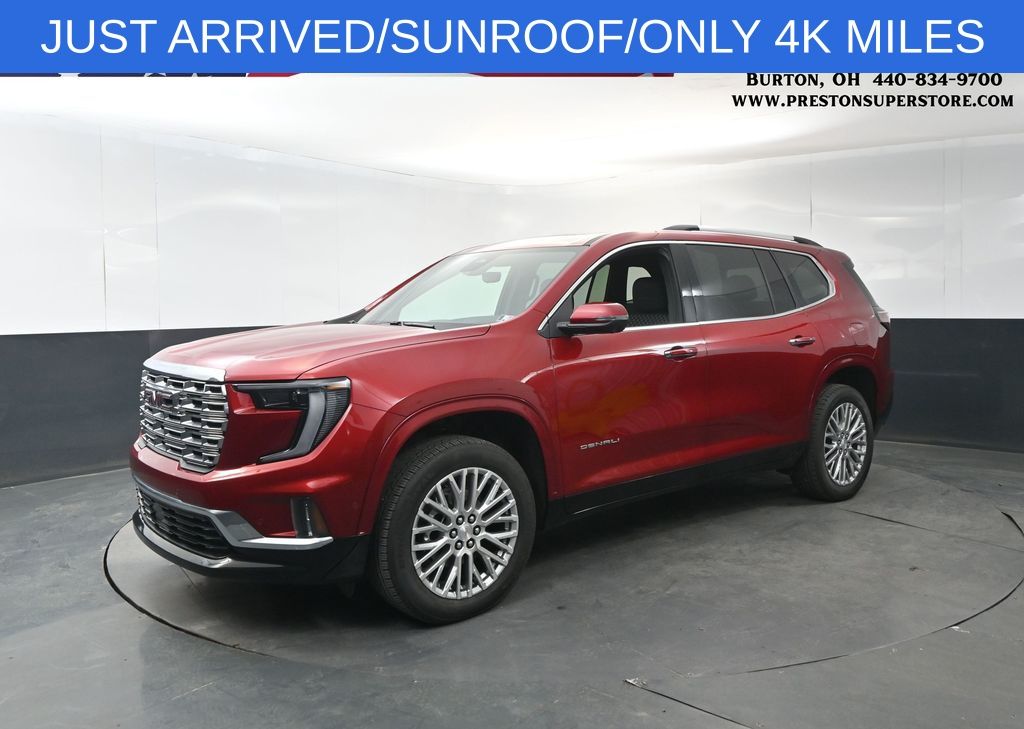 Volcanic Red Tintcoat 2026 GMC Acadia Denali AWD SUV / Crossover Four-Wheel Drive 8-Speed Automatic