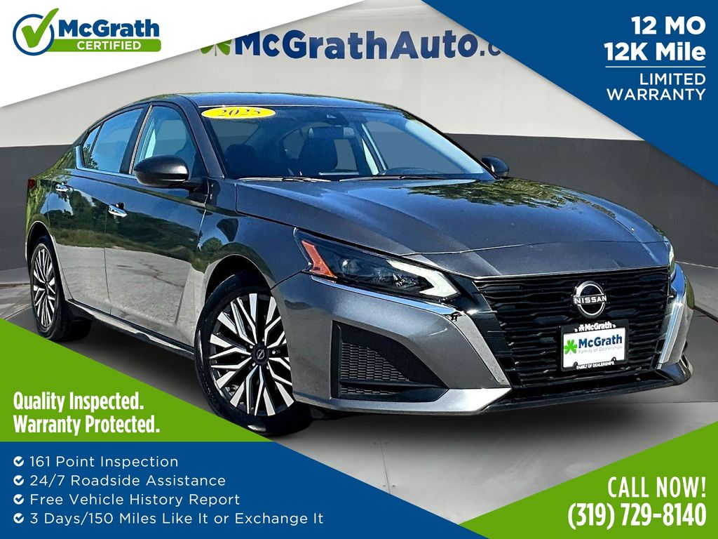 Gray (Gun Metallic) 2025 Nissan Altima Sedan Front-Wheel Drive Continuously Variable Transmission